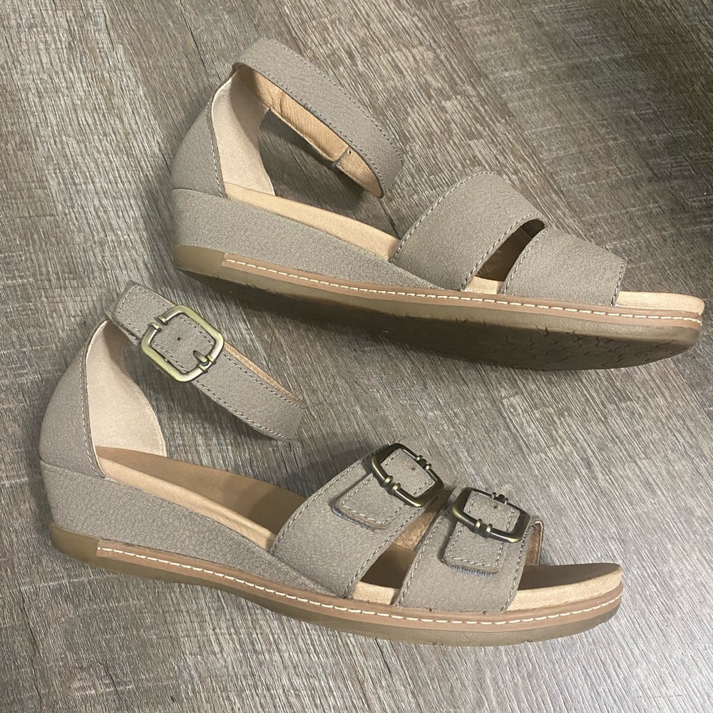 Dansko Astrid Low-Wedge Sandals - Picture 3 of 8